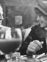 Francois Truffaut and Julie Christie