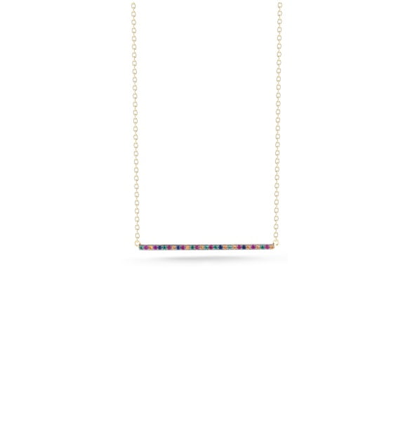 rainbow-stones necklace